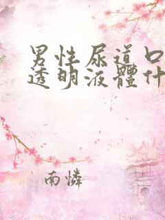 男性尿道口分泌透明液体什么原因