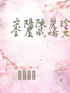 宋阳陈丽珍小说金屋藏娇免费阅读