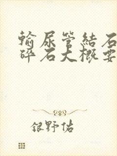 输尿管结石激光碎石大概要多少钱