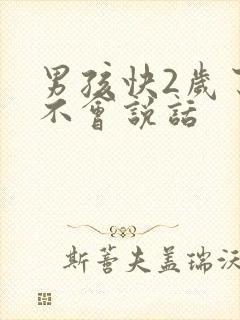 男孩快2岁了还不会说话