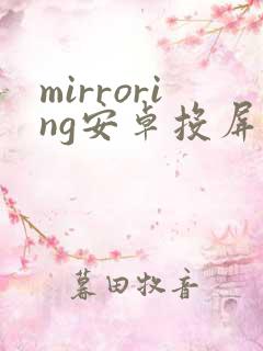 mirroring安卓投屏软件怎么使用