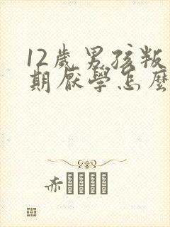 12岁男孩叛逆期厌学怎么办