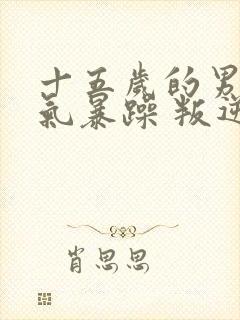 十五岁的男孩脾气暴躁 叛逆怎么办