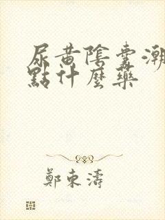 尿黄阴囊潮湿吃点什么药