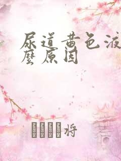 尿道黄色液体什么原因