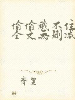 偷偷藏不住小说全文无删减免费阅读