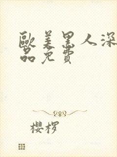 欧美黑人深夜精品免费