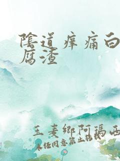 阴道痒痛白带豆腐渣