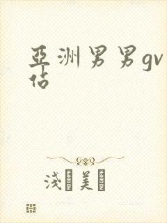 亚洲男男gv网站