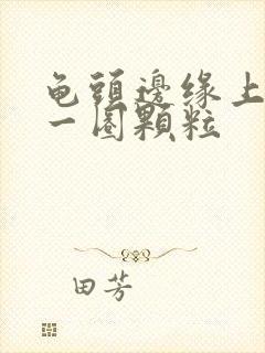 龟头边缘上长了一圈颗粒