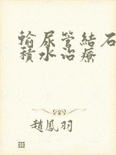 输尿管结石肾脏积水治疗