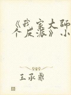 《我家大师兄是个反派》小说