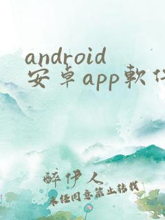 android安卓app软件程序开发