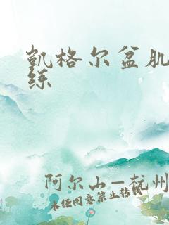 凯格尔盆肌底训练