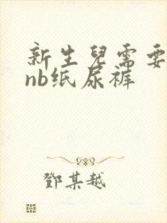 新生儿需要几包nb纸尿裤