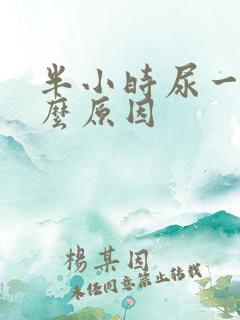 半小时尿一次什么原因