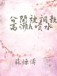 公开被调教当众高潮h喷水