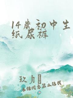 14岁初中生穿纸尿裤