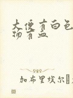 大便有白色粘稠物有血