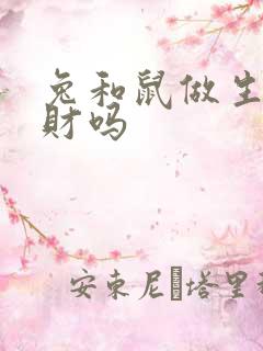 兔和鼠做生意合财吗