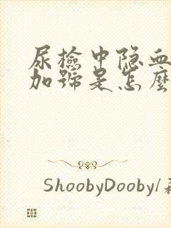 尿检中隐血1个加号是怎么回事