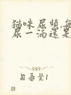 猫咪尿频,每次尿一滴还是粉色的是什么情况