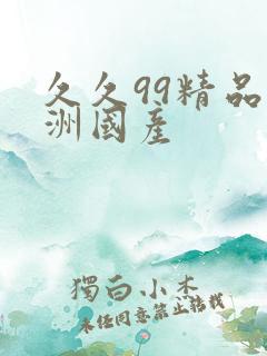 久久99精品亚洲国产