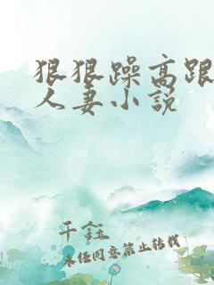 狠狠躁高跟丝袜人妻小说