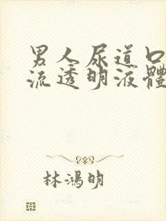 男人尿道口总是流透明液体