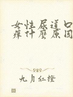 女性尿道口特别痒什么原因