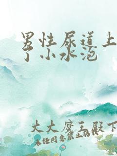 男性尿道上长满了小水泡