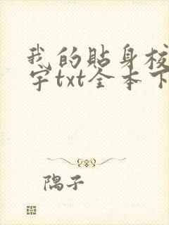 我的贴身校花唐宇txt全本下载