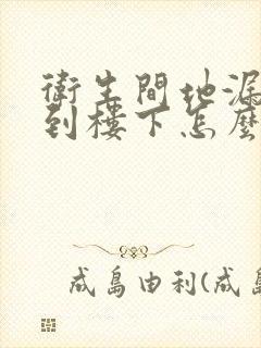 卫生间地漏漏水到楼下怎么维修