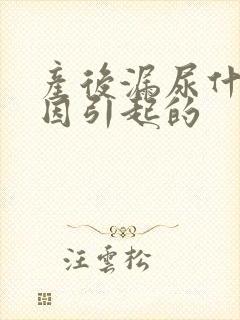 产后漏尿什么原因引起的