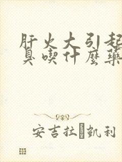 肝火大引起的口臭吃什么药