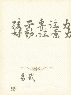 孩子专注力差,好动,注意力不集中