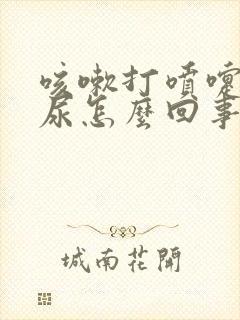 咳嗽打喷嚏会漏尿怎么回事