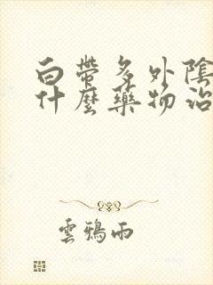 白带多外阴痒服什么药物治疗