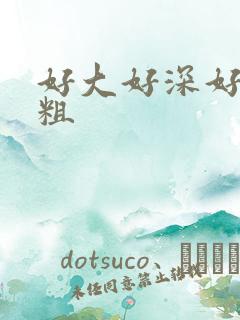 好大好深好爽好粗