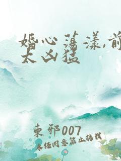 婚心荡漾,前夫太凶猛