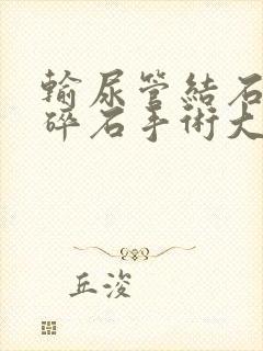 输尿管结石体外碎石手术大概多少钱