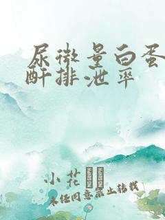 尿微量白蛋白肌酐排泄率