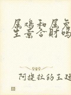 属鸡和属兔的做生意合财吗