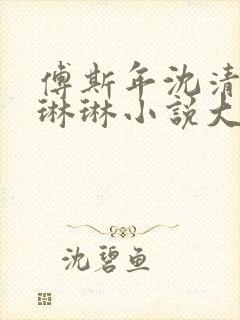 傅斯年沈清欢谢琳琳小说大结局