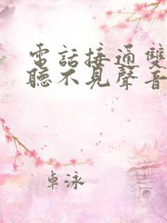 电话接通双方都听不见声音