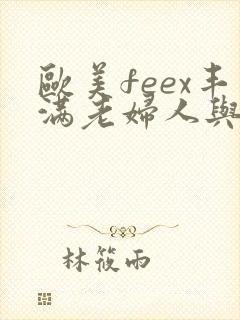 欧美feex丰满老妇人与黑人