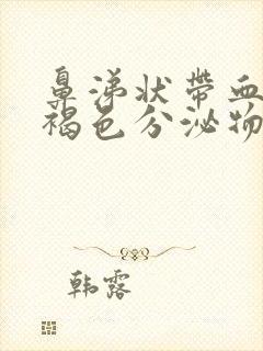 鼻涕状带血丝和褐色分泌物