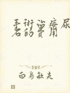 手术治疗尿道结石的费用