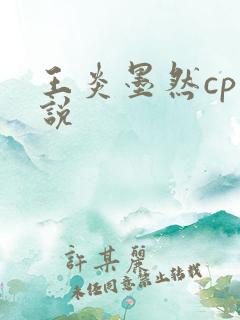 王炎墨然cp小说
