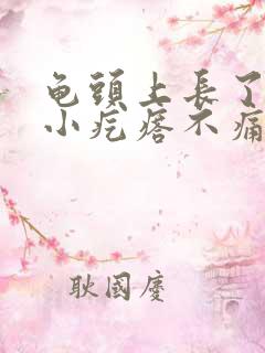 龟头上长了一圈小疙瘩不痛不痒